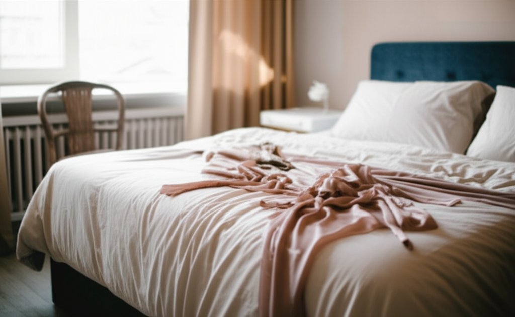 Generate a high-quality, relevant image prompt for an article about: How To Take Boudoir Photos Your