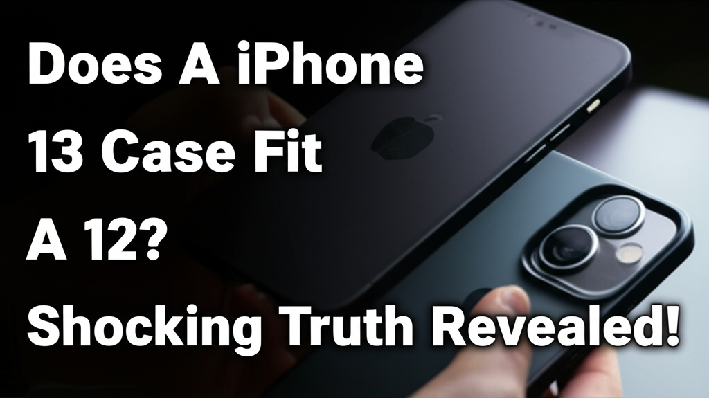 Generate a high-quality, relevant image prompt for an article about: Does A iPhone 13 Case Fit A 12?
